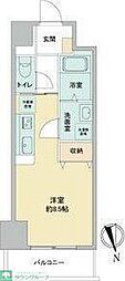 ラドゥセール今池 ワンルームの間取図画像