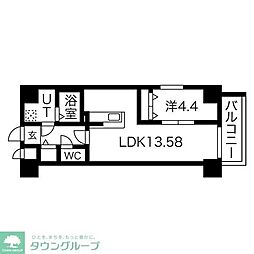 Primal千種stelo 1LDKの間取図画像