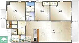 カーサ川名山 3LDKの間取図画像