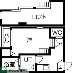 名古屋市営名城線 熱田神宮伝馬町駅 徒歩4分の賃貸アパート 1階1Kの間取り