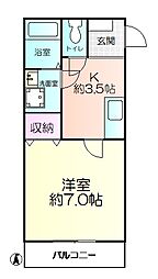 ラディエンスBの間取図画像