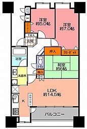 間取図画像 3LDK
