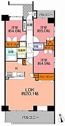 間取図画像 3LDK