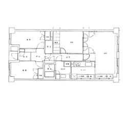 マリブコート茅ヶ崎 3LDKの間取図画像