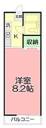 サンクレール大船 ワンルームの間取図画像