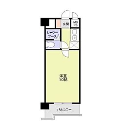 スミノ藤沢 1Kの間取図画像