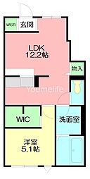 間取図画像 1LDK