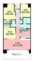 間取図画像 3LDK