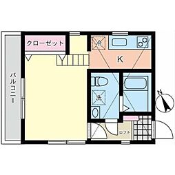 間取図画像 1K