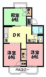間取図画像 3DK