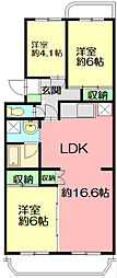 間取図画像 3LDK