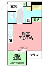 間取図画像 1K