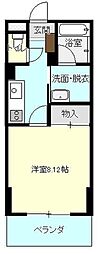 K&Aビル 1Kの間取図画像