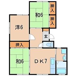 間取図画像 3DK