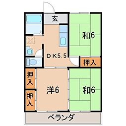 間取図画像 3DK