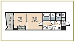 ロイヤルマジェスティ88 2Kの間取図画像