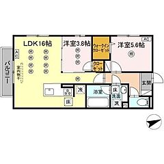 物件の間取り