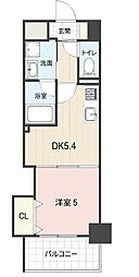 ザスクエアプラチナレジデンス 1DKの間取図画像
