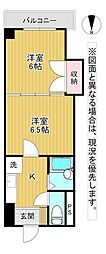 北九州都市モノレール小倉線 旦過駅 徒歩8分の賃貸マンション 8階2Kの間取り