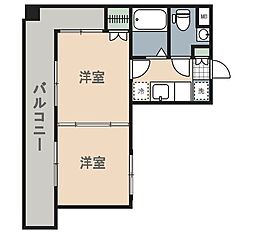 ロイヤルキャッスル50 2Kの間取図画像