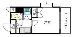 リファレンス小倉北 1Kの間取図画像