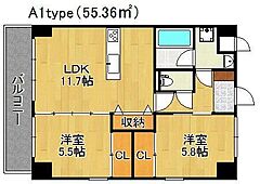 物件の間取り