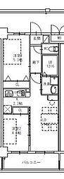 北九州市八幡西区樋口町マンション 2LDKの間取図画像