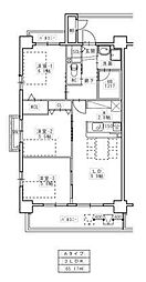 コンダクトレジデンスTOKURIKI322 3LDKの間取図画像