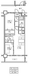 コンダクトレジデンスTOKURIKI322 2LDKの間取図画像