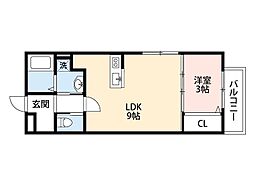 間取図画像 1LDK