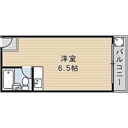 三井マンション ワンルームの間取図画像