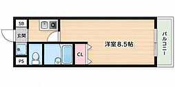 ライフハイム須賀 1Kの間取図画像