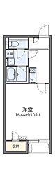レオネクストプランドール 1Kの間取図画像