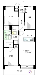 ワコーレ吉野町ガーデン 3Rの間取図画像
