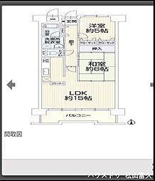ジョイフルプラザ高岡弐番館 2LDKの間取図画像