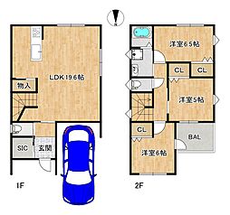 物件画像 茨木市新堂三丁目 新築戸建