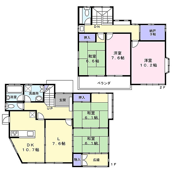 間取りを拡大表示
