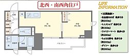 クリオ横浜桜木町ラ・モード 1DKの間取図画像