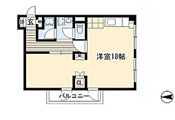 エトワール宝が丘 1LDKの間取図画像