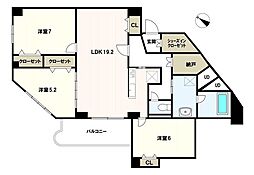 間取図画像 3LDK