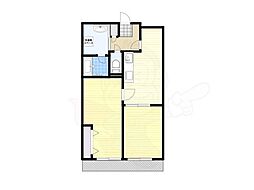 エスポールシバタ 2DKの間取図画像