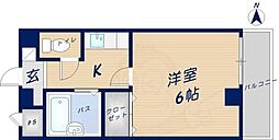 スペランツァデリーティア 1Kの間取図画像