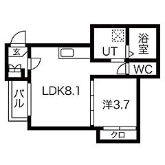 物件の間取り