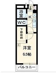 OMレジデンス上飯田 1Kの間取図画像