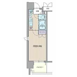 パルティール上前津 1Kの間取図画像