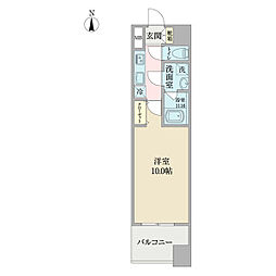 名古屋市営桜通線 桜山駅 徒歩1分の賃貸マンション 7階1Kの間取り