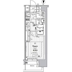メイクス矢場町2 1Kの間取図画像