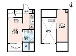 ドルチェ ワンルームの間取図画像