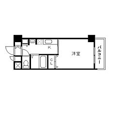 GP栄本町通り 1Kの間取図画像