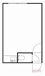 豊栄荘 ワンルームの間取図画像
